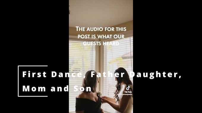 create a custom wedding audio production for your walk down the aisle or dance