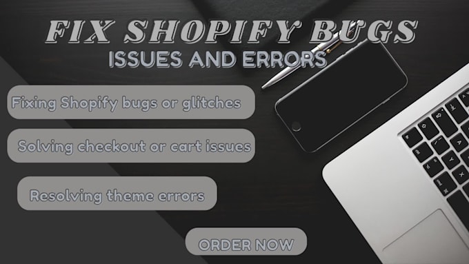 solve any shopify problem, error, or bug quickly