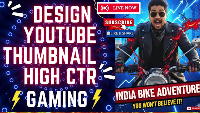 design pro thumbnail for youtube video