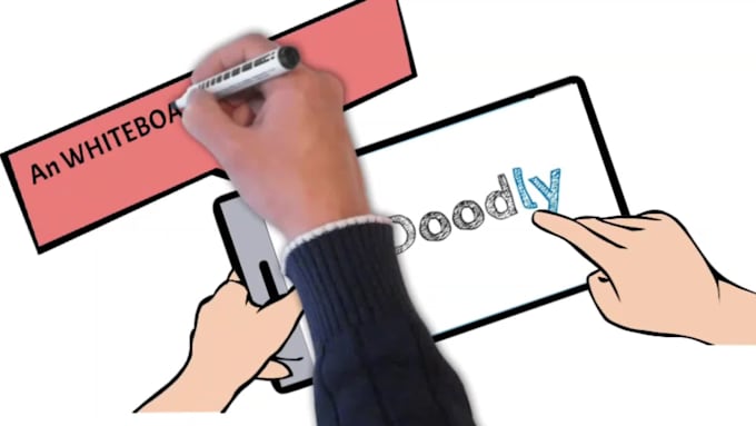create better whiteboard animation video for you using doodly