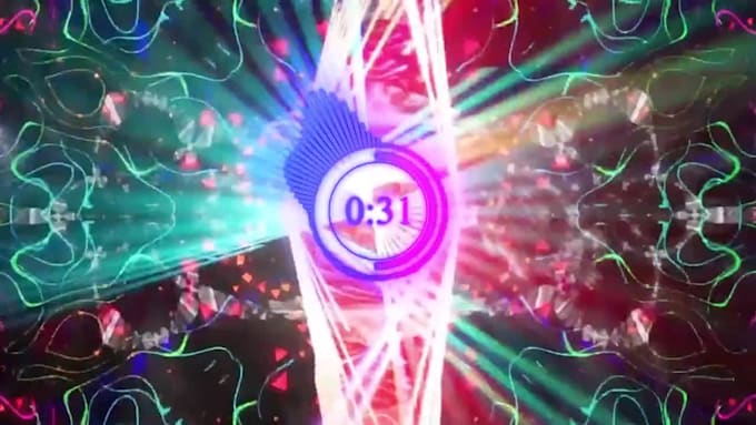 do a psychedelic music video with spectrum in 24h
