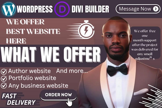 be your divi web developer,