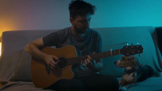 record acoustic guitar for your song