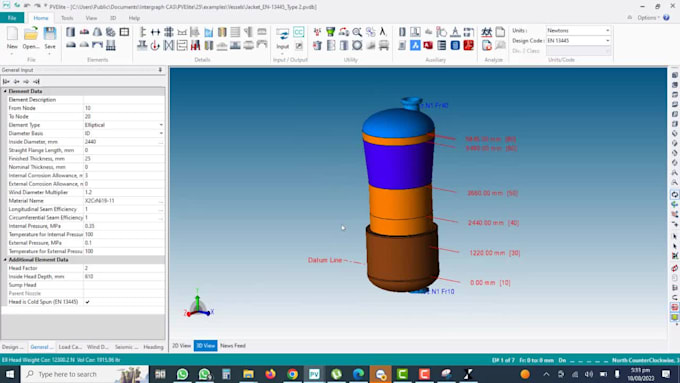 design pressure vessel api tank and heat exchangers