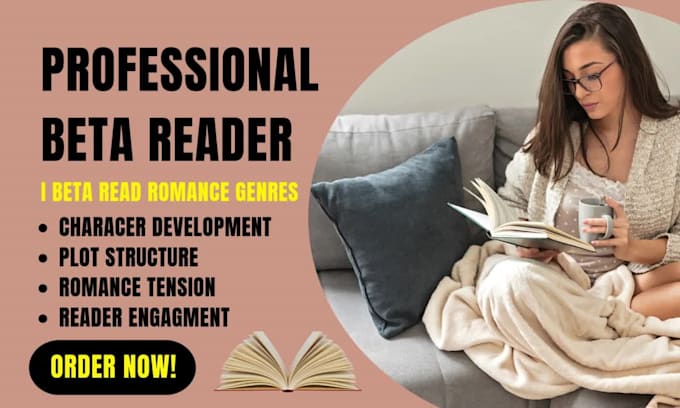 beta read your romance novel, critique and provide feedback