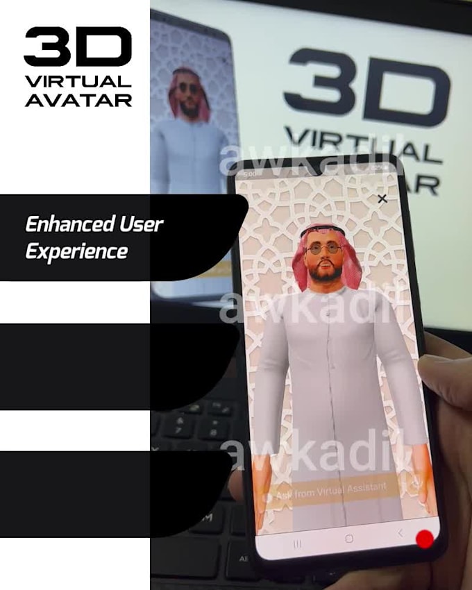 develop conversational ai chatbot with interactive 3d avatar