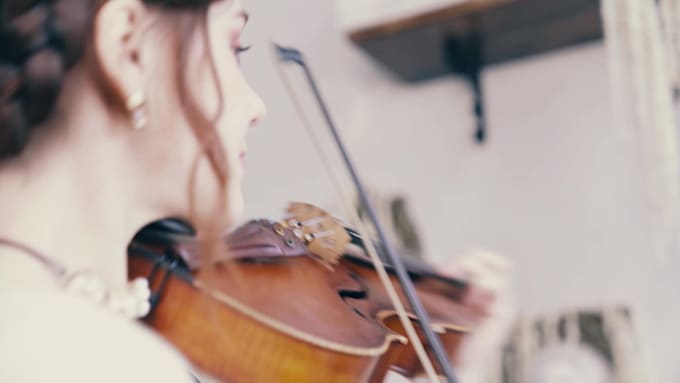 compose and record professional viola or violin track