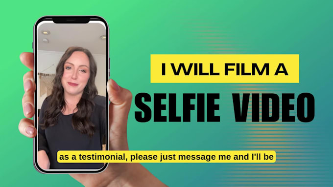 film a natural selfie video