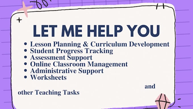 provide educational virtual assistant for teachers and tutors