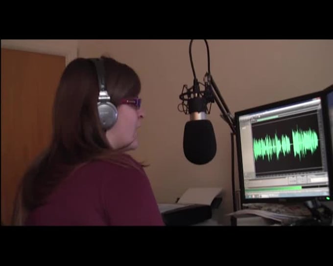 record a script in my female british accent