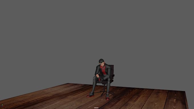 create 3d character animation for you