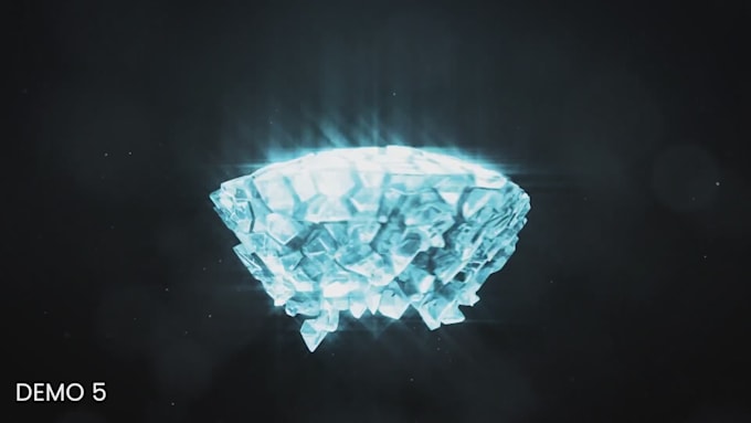 create beautiful trendy logo intro video