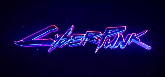create a glitch logo intro