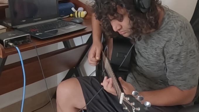 make a custom acoustic guitar instrumental of any song
