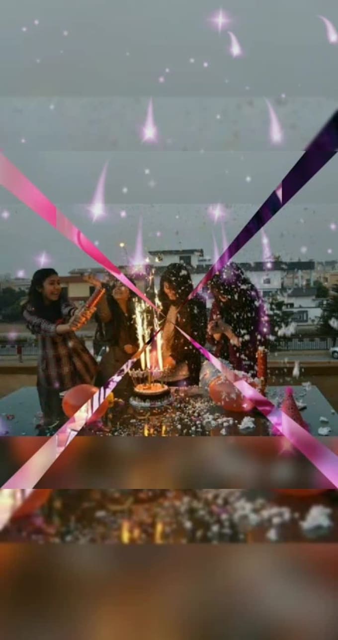 do birthday slideshow video editing on 12 hours