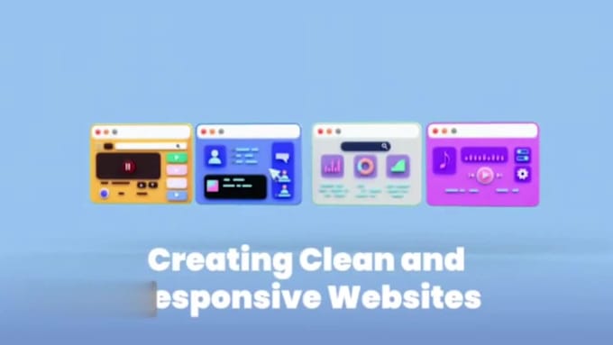 create a modern design, fully responsive website using react