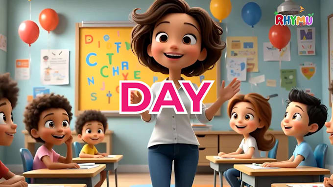 create 3d animated abc songs and nursery rhymes for babies