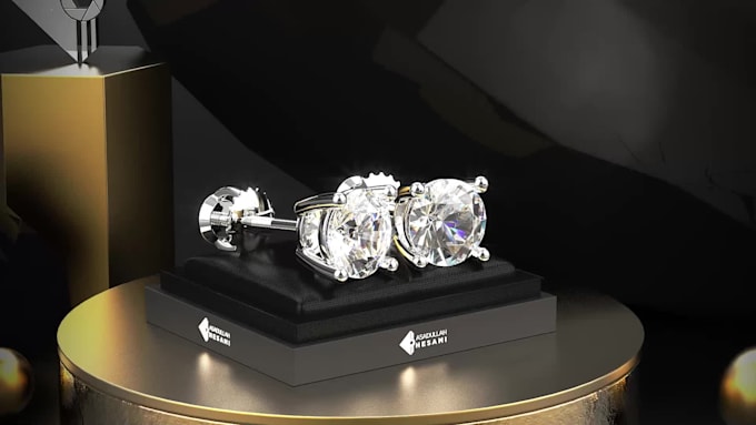 do professional jewellery visual content animation