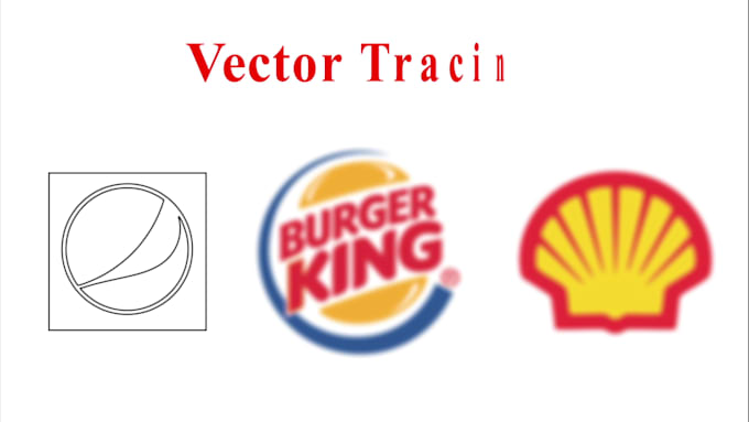 Vector tracing, image to vector, redraw logo to ai, svg, eps, png, pdf ...