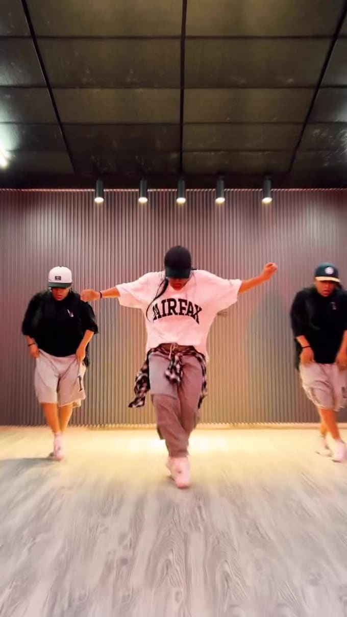 create a viral tik tok dance, dance video shuffle, choreography to your song