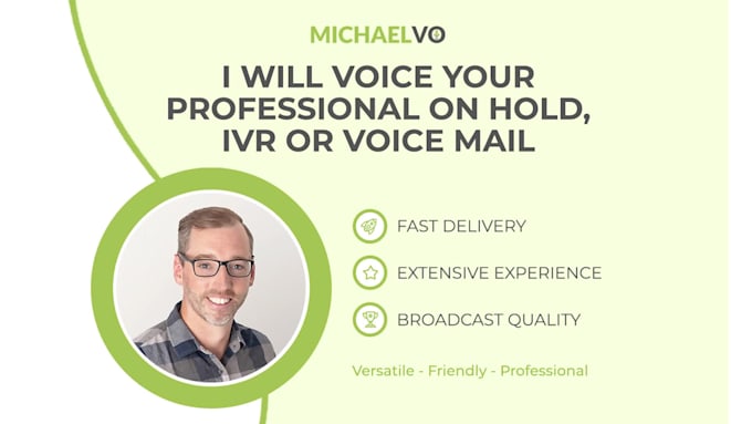 voice your professional on hold IVR or voice mail