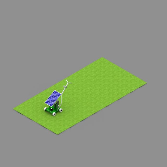 Create solar powered lawn mower by Sixfoolstech Fiverr