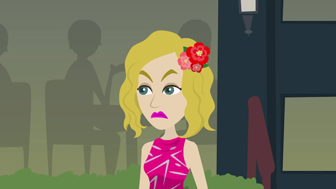create eye catching 2d cartoon stories and explain ad video