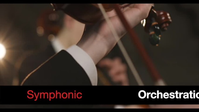 compose 30 sec symphonic track