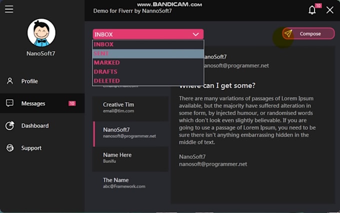 Develop web app and desktop app in c sharp dot net by Nanosoft7 | Fiverr