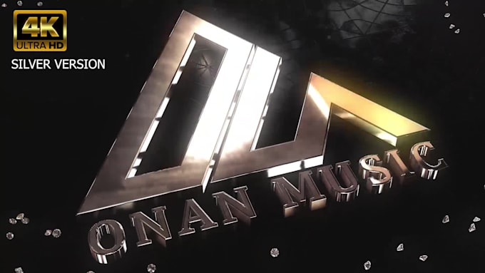 3d logo animation gold, silver 24 hours
