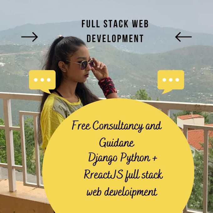 Do python django react web development as full stack by Ayesha_004 | Fiverr