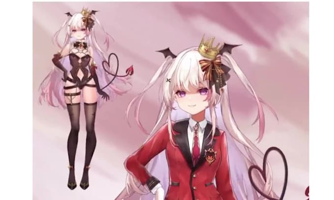 design rig custom male or female live2d model vtuber outfit live2d rigging