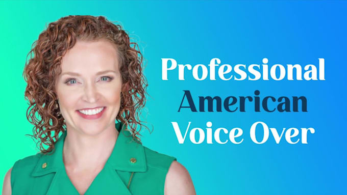 record an exceptional female voice over