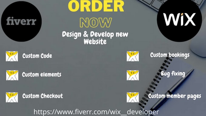 develop a professional wix website for you with velo code
