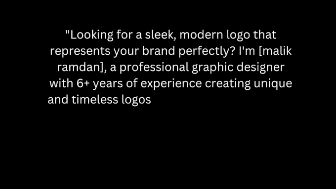 professional custom logo design  modern and unique