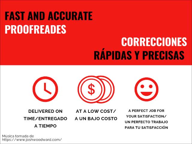 proofread your spanish text