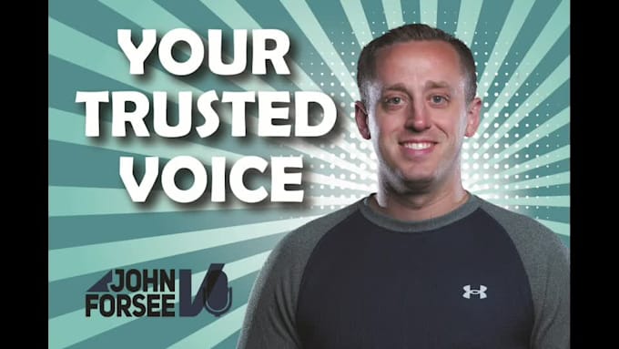 record a deep male voice over