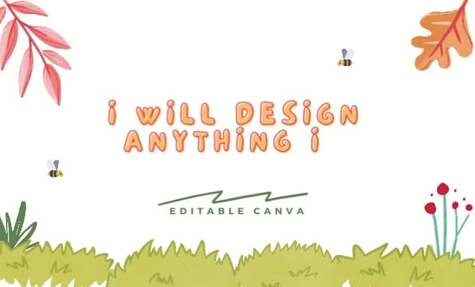 design anything in canva pro with editable link