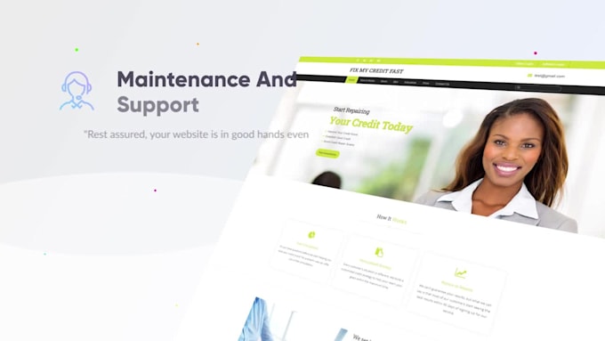 build a professional credit repair website