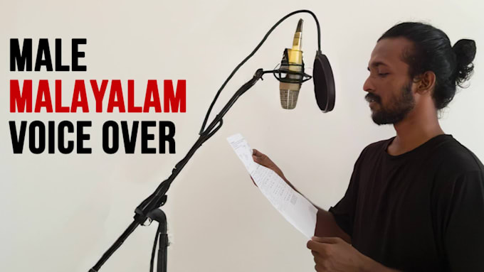 create a high quality malayalam voice over