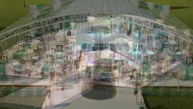 design 3d wedding and events concepts