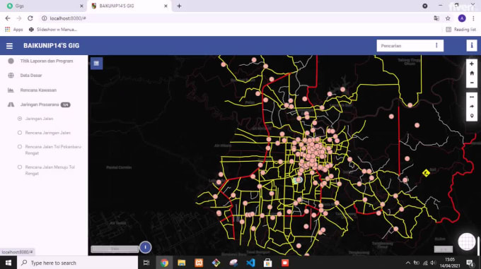 make web gis map using openlayers, leaflet, mapbox, or google maps API