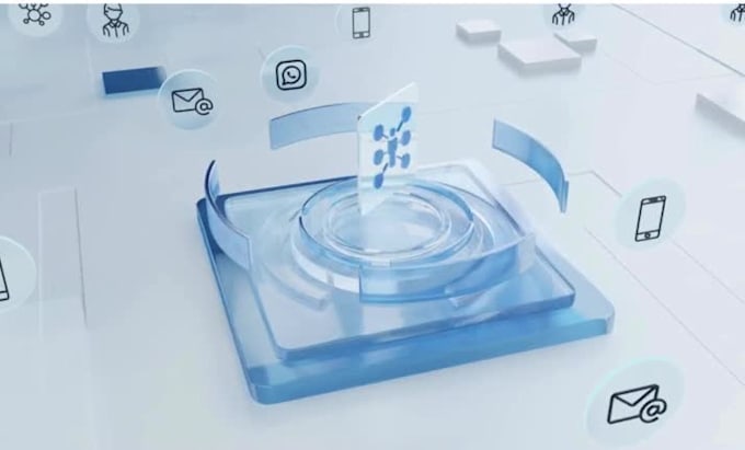 create stunning 3d saas explainer and saas demo animation video