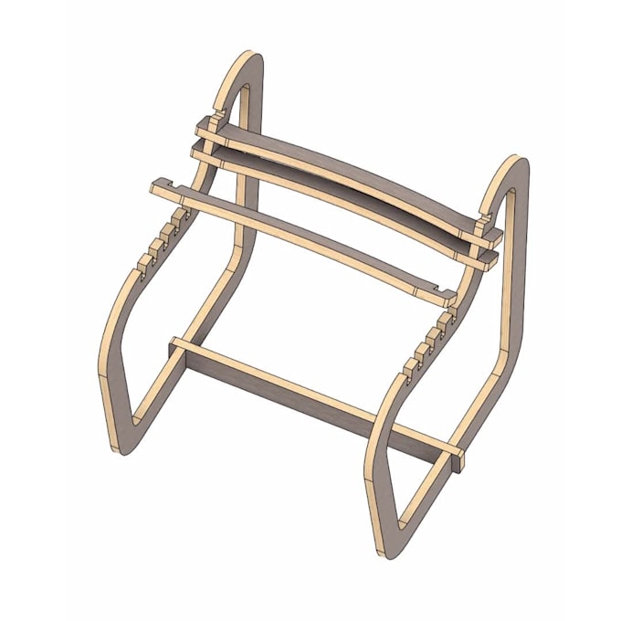design parametric chair for digital fabrication