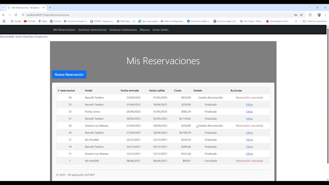 custom web system with crud and admin dashboard