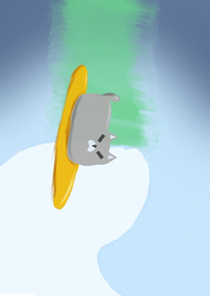 draw you an angry, fat cat illustration