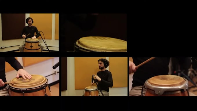 record the best sounding percussions for your project