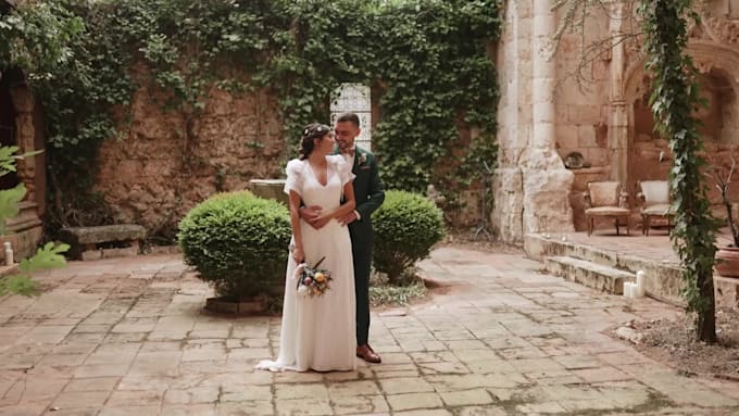 edit wedding videos in a cinematic style