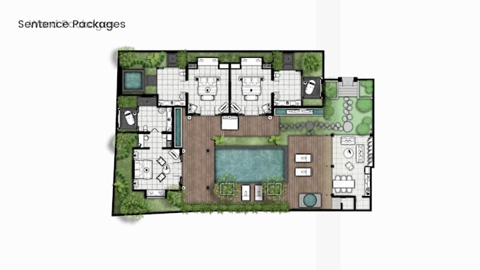convert your cad drawings into rendered presentation plans