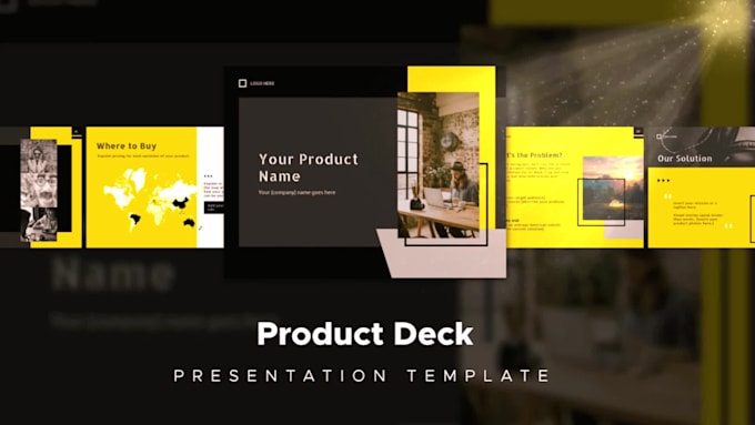 create an infographic slide deck presentation